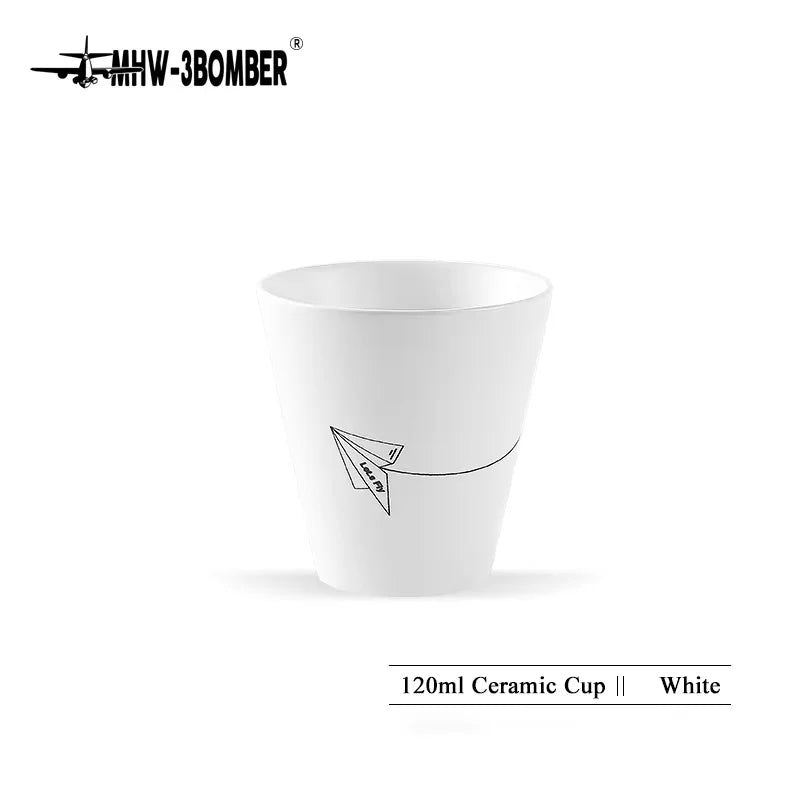 120Ml Ceramic Coffee Cups Set Delicate Espresso Wine Mugs Dishwasher and Microwave Safe Home Barista Accessories