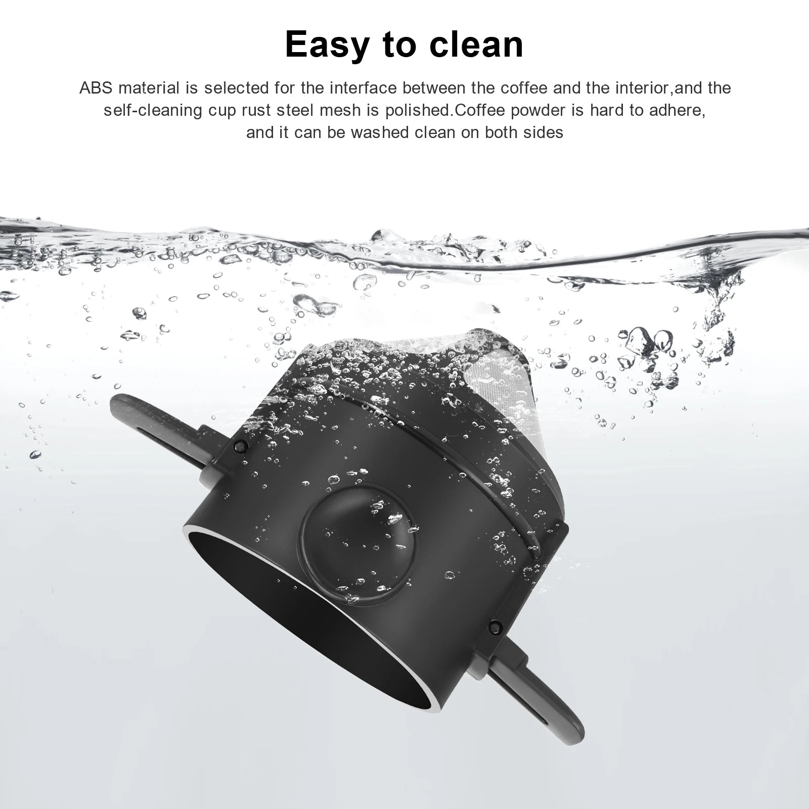 Portable Coffee Filter Reusable Coffee Funnel Stainless Steel Cone Coffee Dripper Brewing Tools Paperless Pour over Tea Holder