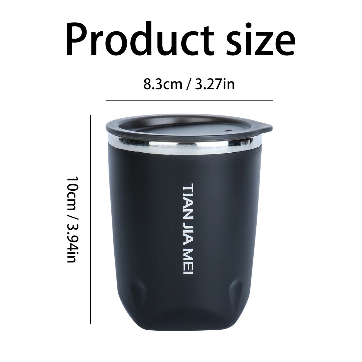 Thermal Mug Beer Cups 300Ml Stainless Steel Thermos for Tea Coffee Water Bottle Vacuum Insulated Leakproof with Lids Drinkware
