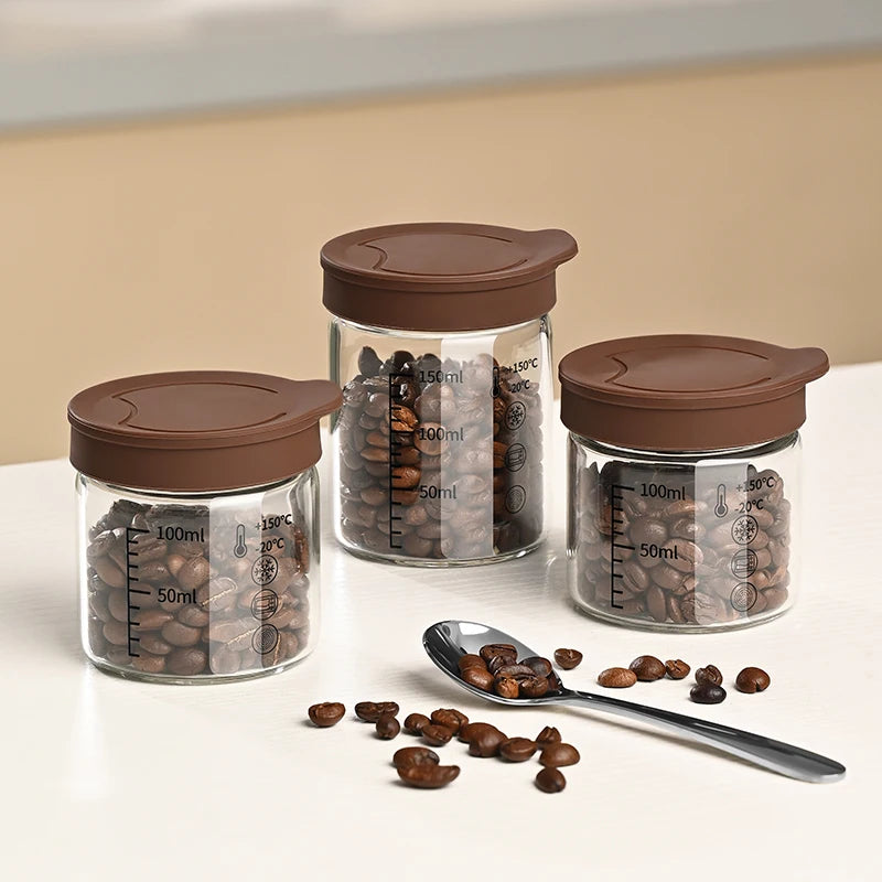Coffee Bean Sealed Jars Compact and Portable Portioning Bottles Sealed Containers Household Storage Tanks Outdoor Bottling