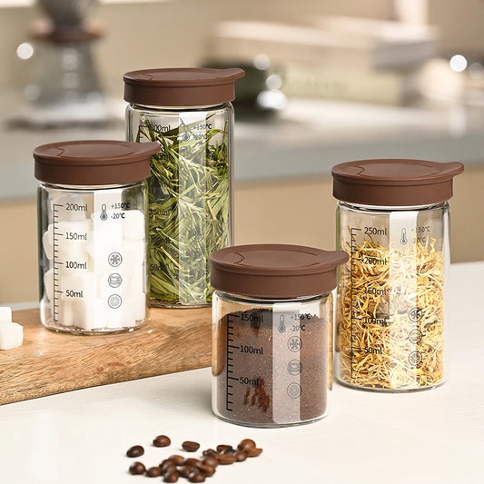 Coffee Bean Sealed Jars Compact and Portable Portioning Bottles Sealed Containers Household Storage Tanks Outdoor Bottling