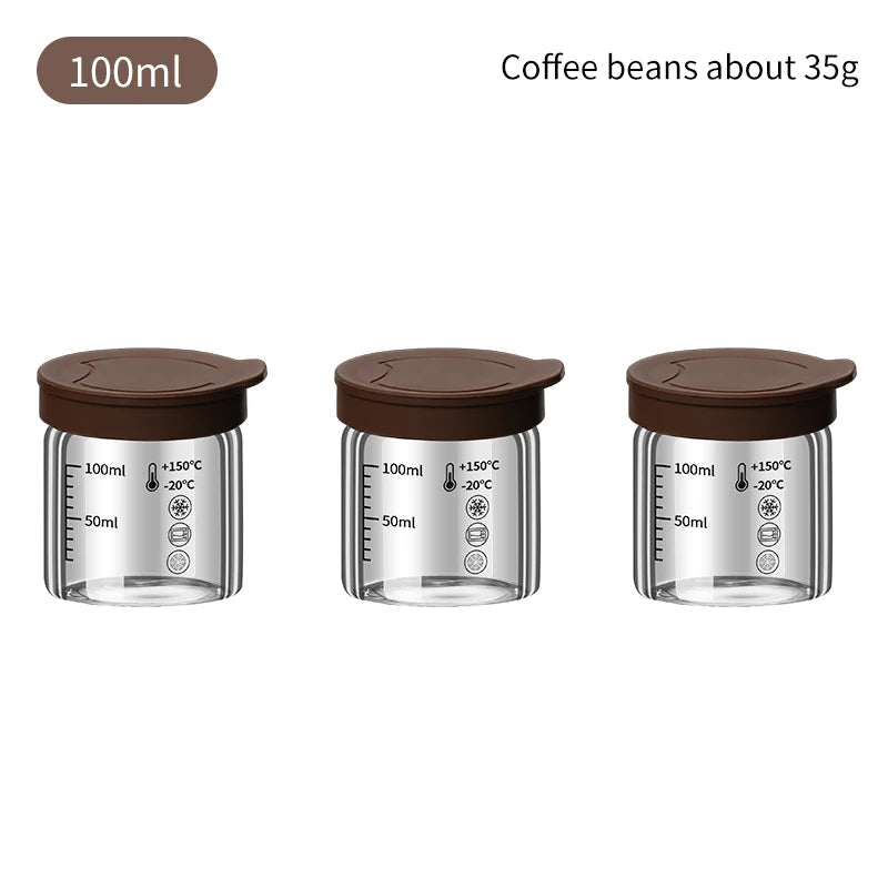 Coffee Bean Sealed Jars Compact and Portable Portioning Bottles Sealed Containers Household Storage Tanks Outdoor Bottling