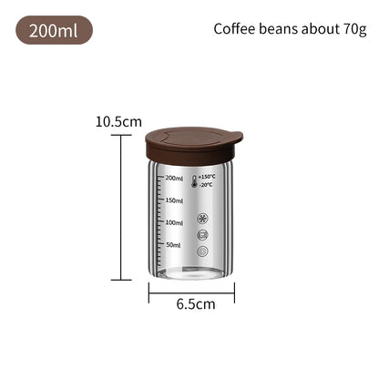 Coffee Bean Sealed Jars Compact and Portable Portioning Bottles Sealed Containers Household Storage Tanks Outdoor Bottling