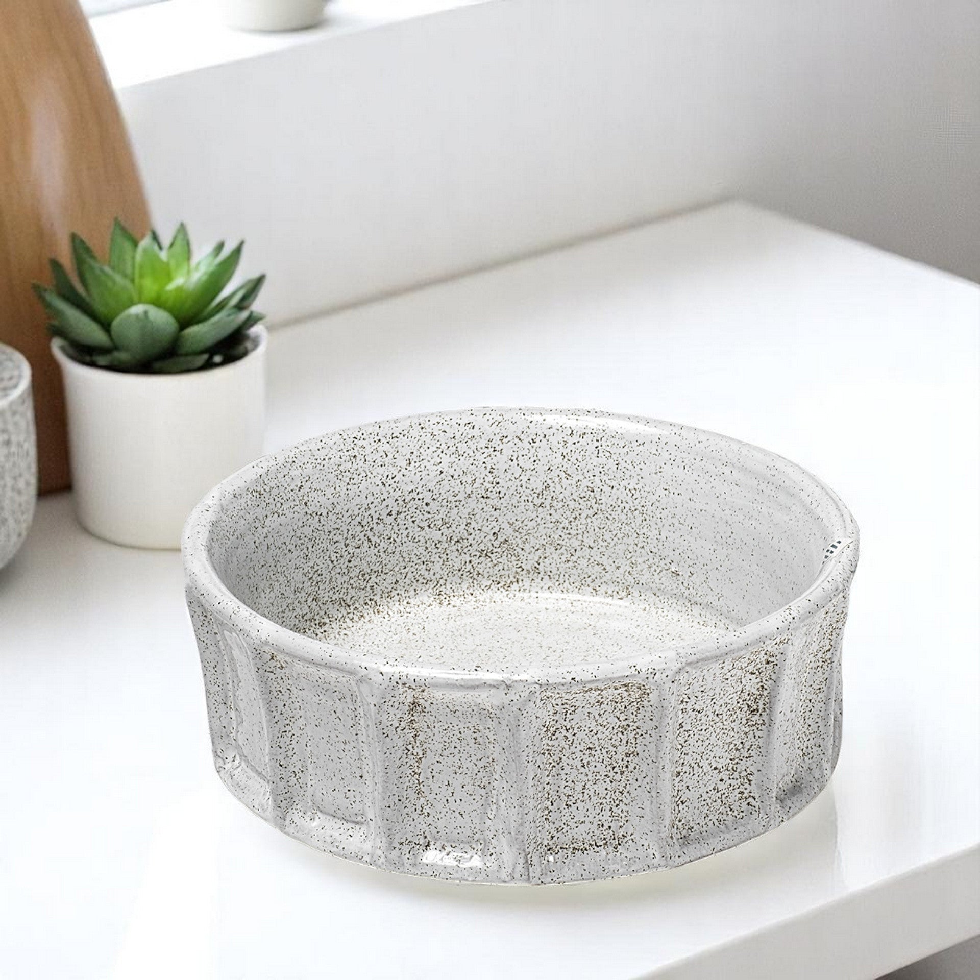 Small White Ceramic Bowl-0