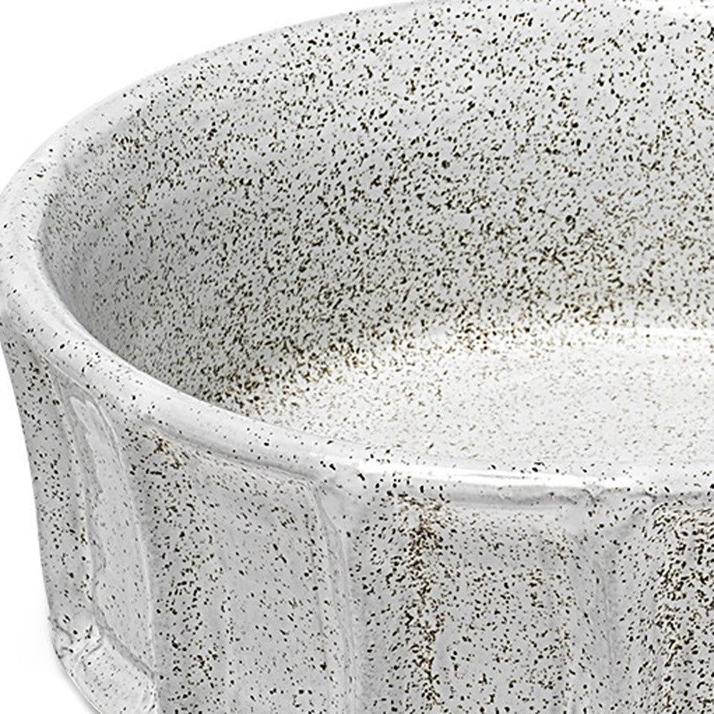 Small White Ceramic Bowl-5