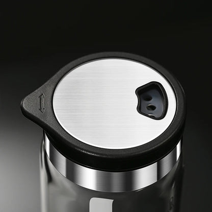 High Borosilicate Glass Seasoning Bottle,Outdoor Barbecue Spice Portioning Bottle,Kitchen Spice Pepper Seasoning Jar Tool