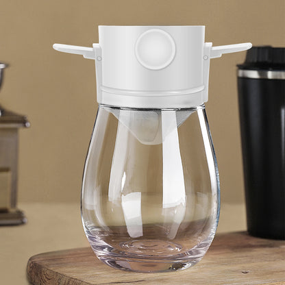 Portable Coffee Filter Reusable Coffee Funnel Stainless Steel Cone Coffee Dripper Brewing Tools Paperless Pour over Tea Holder