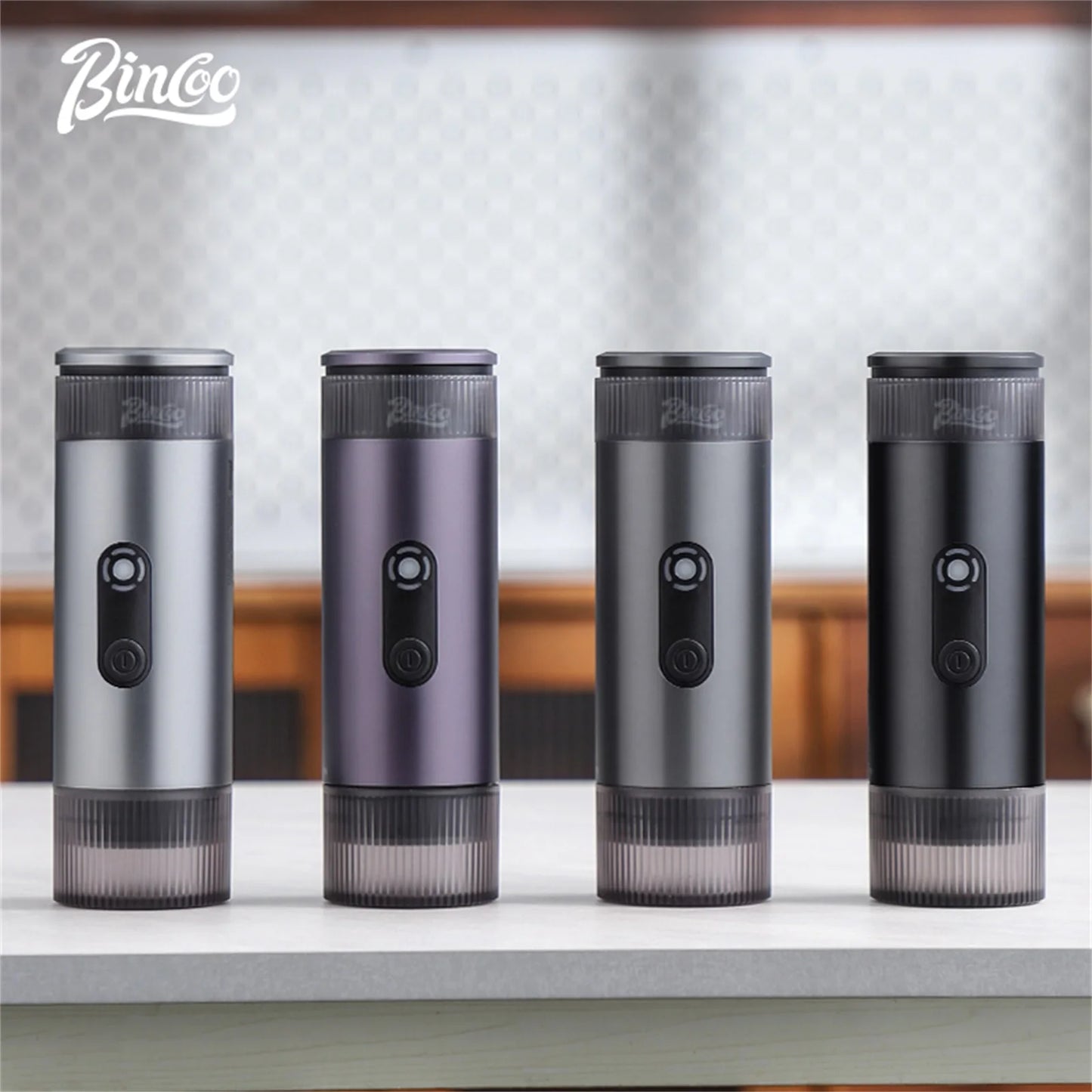 Bincoo Portable Electric Espresso Coffee Maker for Camping Wireless Heating Concentrated Extraction Coffee Machine Red Dot Award