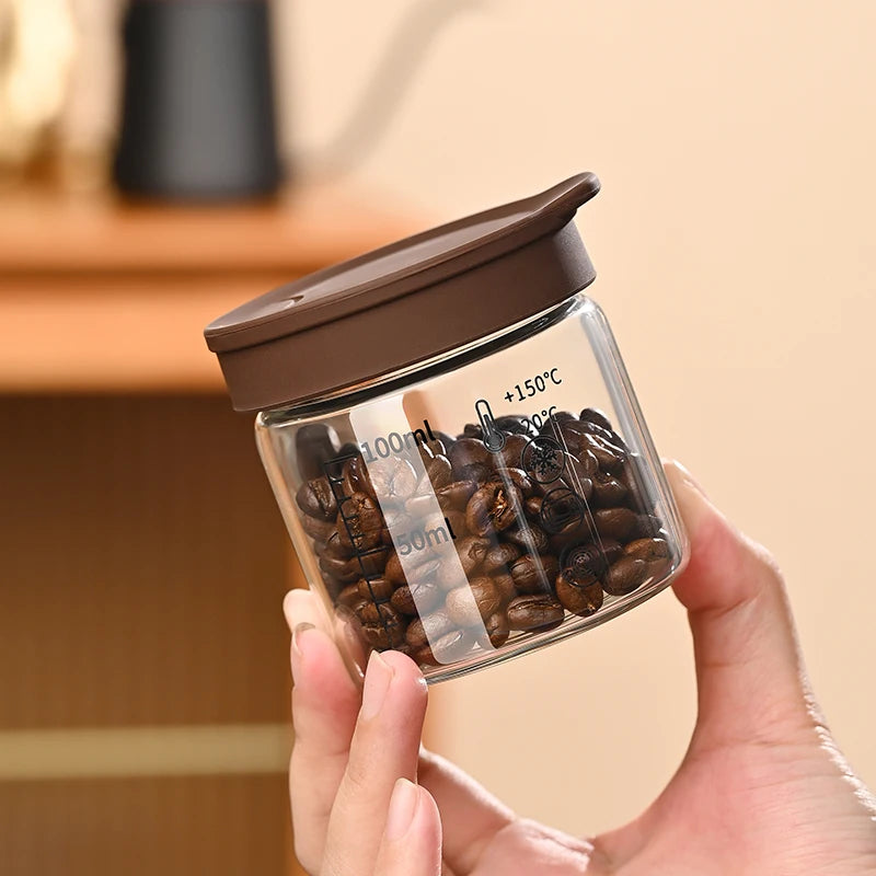 Coffee Bean Sealed Jars Compact and Portable Portioning Bottles Sealed Containers Household Storage Tanks Outdoor Bottling