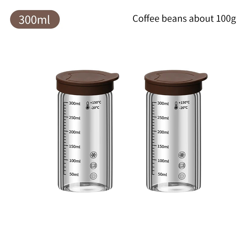 Coffee Bean Sealed Jars Compact and Portable Portioning Bottles Sealed Containers Household Storage Tanks Outdoor Bottling