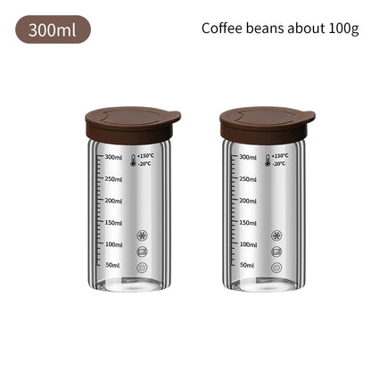 Coffee Bean Sealed Jars Compact and Portable Portioning Bottles Sealed Containers Household Storage Tanks Outdoor Bottling