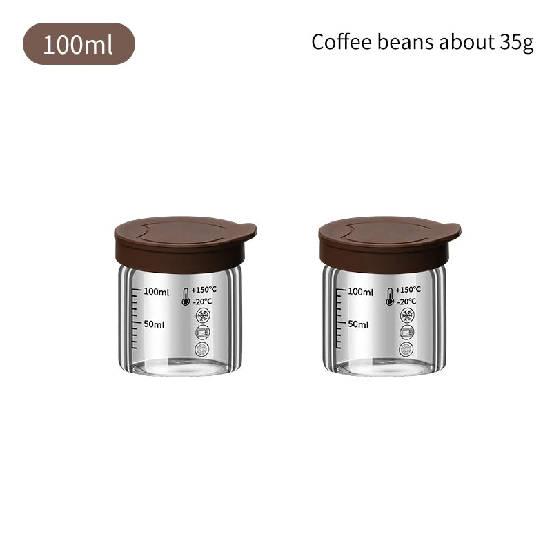 Coffee Bean Sealed Jars Compact and Portable Portioning Bottles Sealed Containers Household Storage Tanks Outdoor Bottling