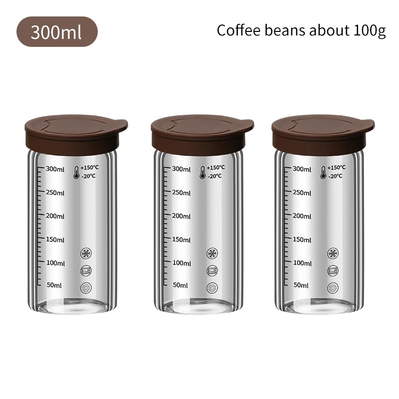 Coffee Bean Sealed Jars Compact and Portable Portioning Bottles Sealed Containers Household Storage Tanks Outdoor Bottling