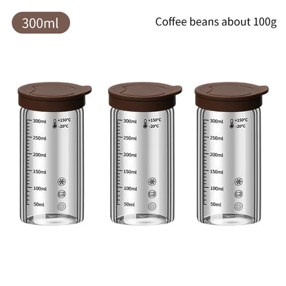 Coffee Bean Sealed Jars Compact and Portable Portioning Bottles Sealed Containers Household Storage Tanks Outdoor Bottling
