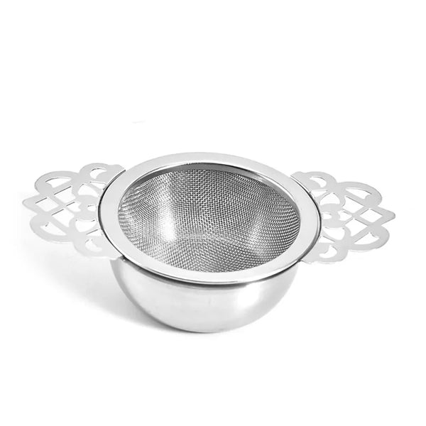 1Pc Tea Strainer Double Ear Fine Mesh Stainless Steel Spice Infuser Filter Tea Maker Teaware Kitchen Accessories