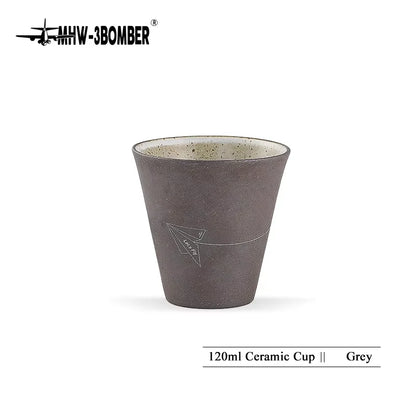 120Ml Ceramic Coffee Cups Set Delicate Espresso Wine Mugs Dishwasher and Microwave Safe Home Barista Accessories