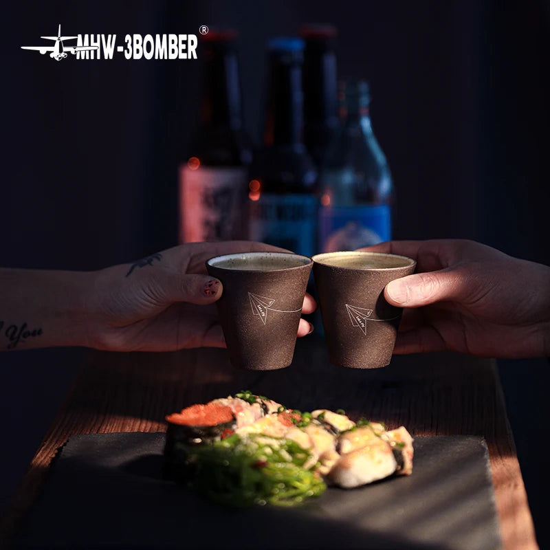 120Ml Ceramic Coffee Cups Set Delicate Espresso Wine Mugs Dishwasher and Microwave Safe Home Barista Accessories