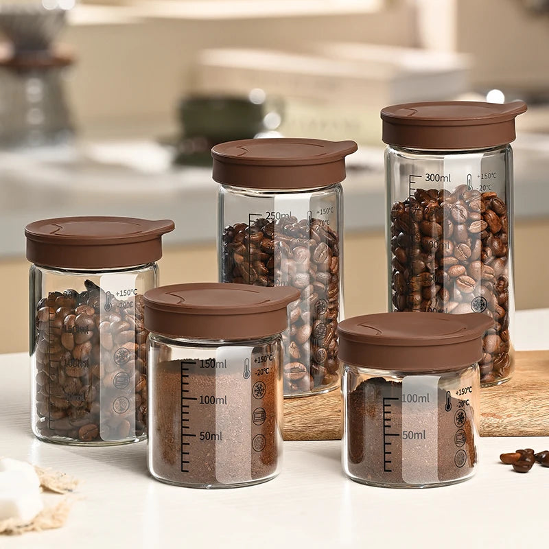 Coffee Bean Sealed Jars Compact and Portable Portioning Bottles Sealed Containers Household Storage Tanks Outdoor Bottling