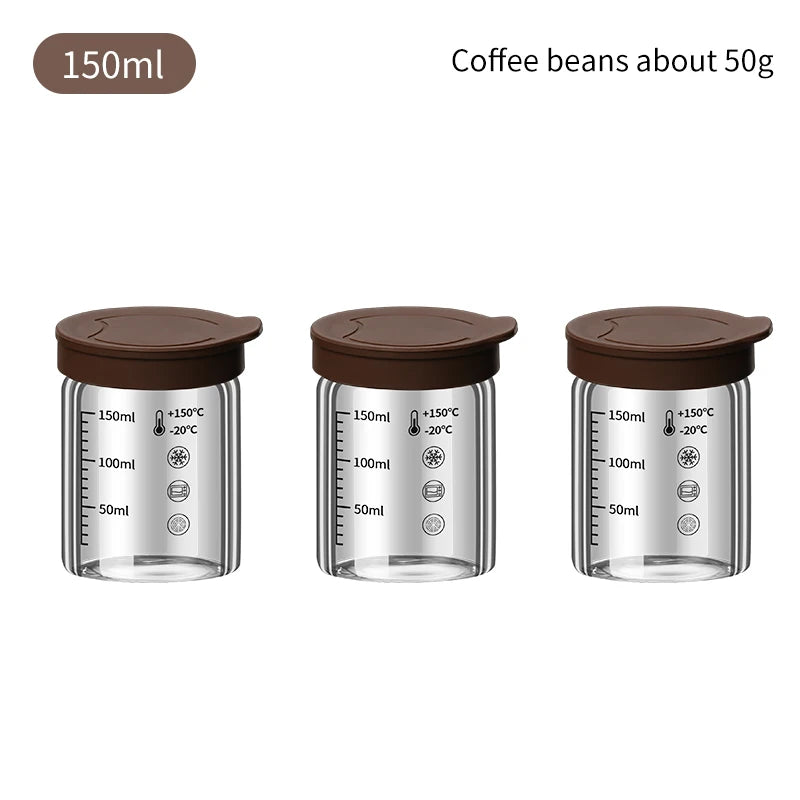 Coffee Bean Sealed Jars Compact and Portable Portioning Bottles Sealed Containers Household Storage Tanks Outdoor Bottling