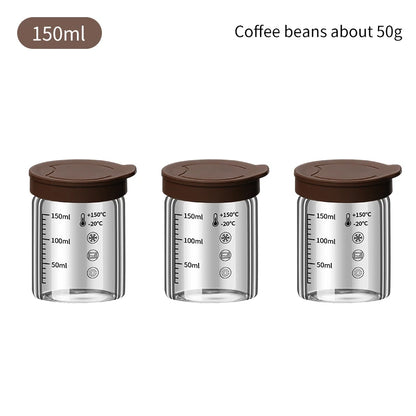Coffee Bean Sealed Jars Compact and Portable Portioning Bottles Sealed Containers Household Storage Tanks Outdoor Bottling