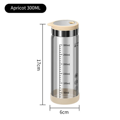 High Borosilicate Glass Seasoning Bottle,Outdoor Barbecue Spice Portioning Bottle,Kitchen Spice Pepper Seasoning Jar Tool