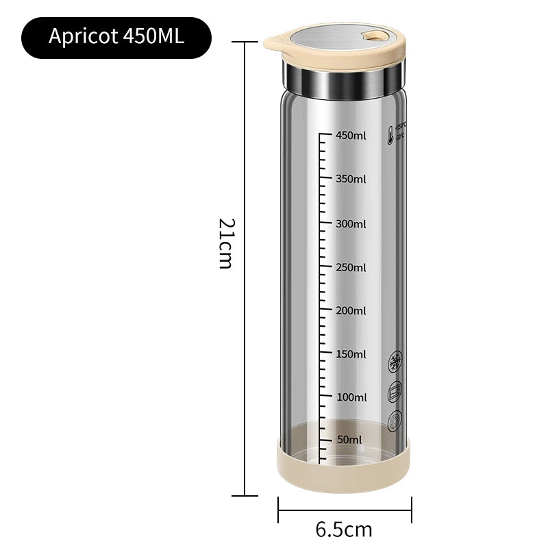 High Borosilicate Glass Seasoning Bottle,Outdoor Barbecue Spice Portioning Bottle,Kitchen Spice Pepper Seasoning Jar Tool