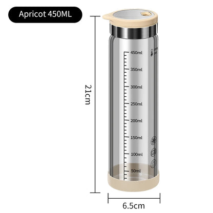 High Borosilicate Glass Seasoning Bottle,Outdoor Barbecue Spice Portioning Bottle,Kitchen Spice Pepper Seasoning Jar Tool