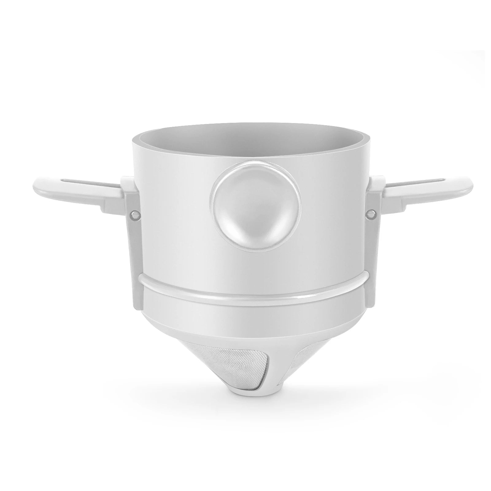 Portable Coffee Filter Reusable Coffee Funnel Stainless Steel Cone Coffee Dripper Brewing Tools Paperless Pour over Tea Holder