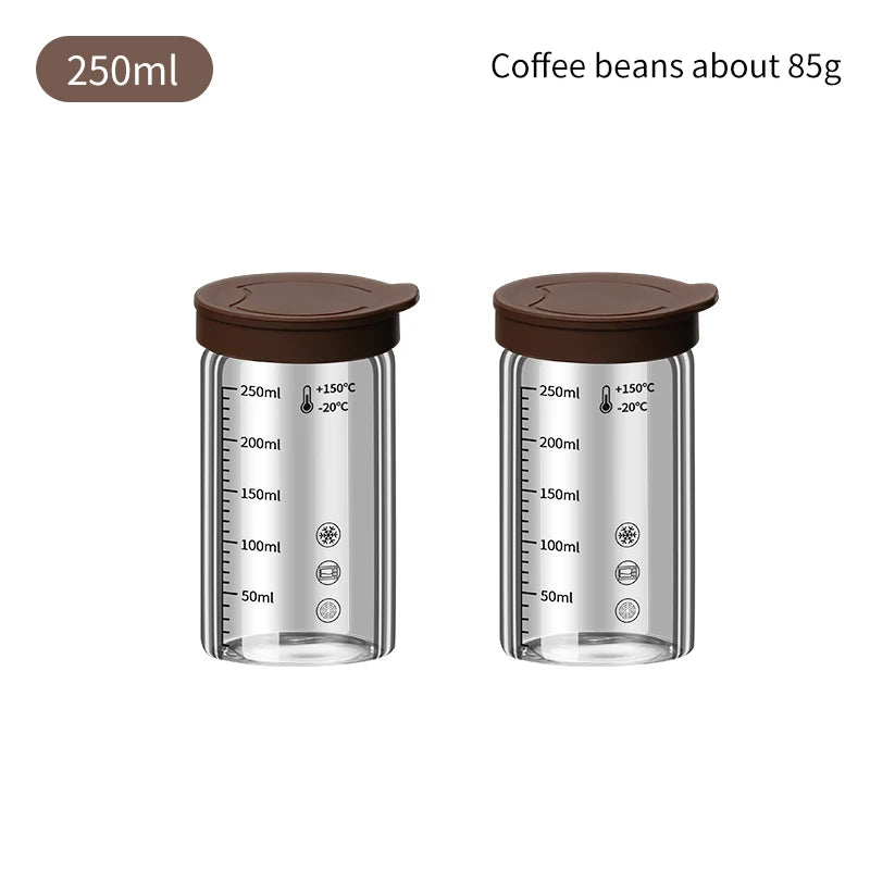 Coffee Bean Sealed Jars Compact and Portable Portioning Bottles Sealed Containers Household Storage Tanks Outdoor Bottling