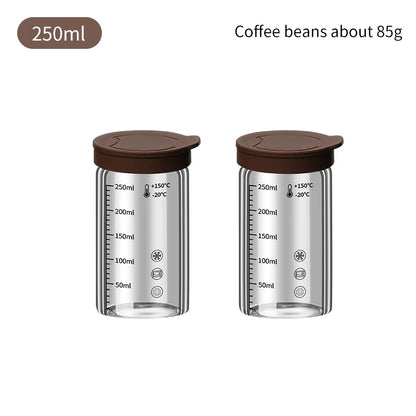 Coffee Bean Sealed Jars Compact and Portable Portioning Bottles Sealed Containers Household Storage Tanks Outdoor Bottling