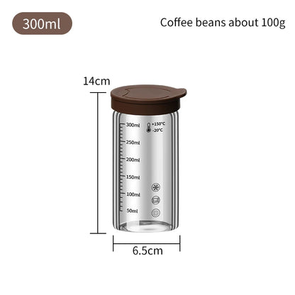 Coffee Bean Sealed Jars Compact and Portable Portioning Bottles Sealed Containers Household Storage Tanks Outdoor Bottling