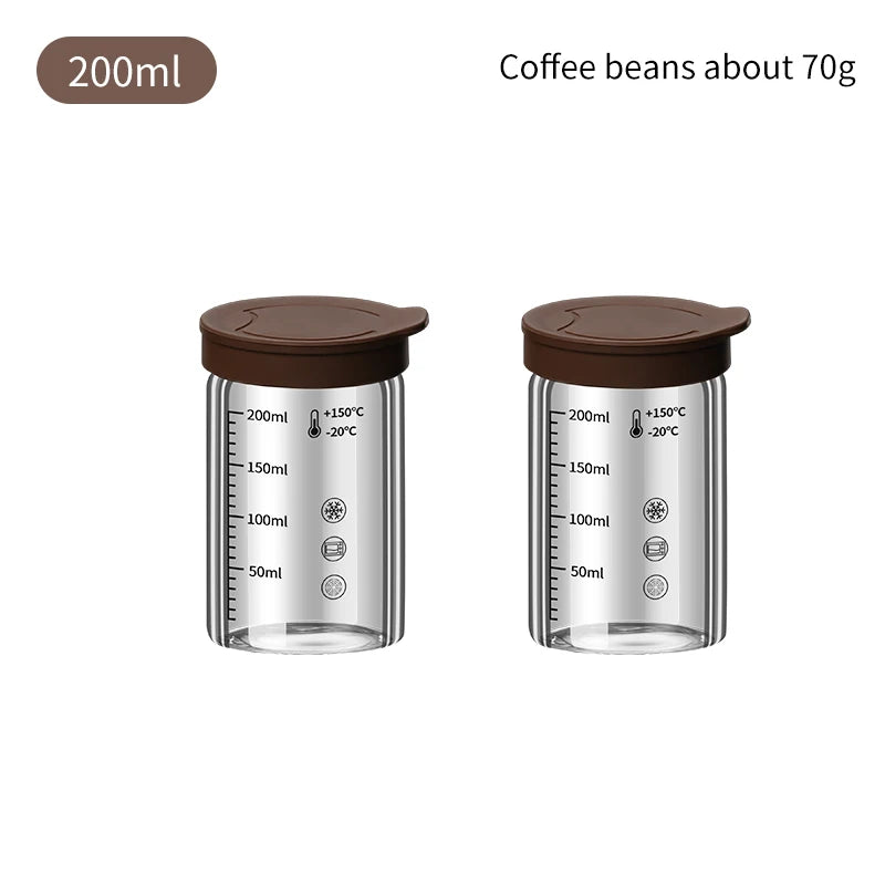 Coffee Bean Sealed Jars Compact and Portable Portioning Bottles Sealed Containers Household Storage Tanks Outdoor Bottling