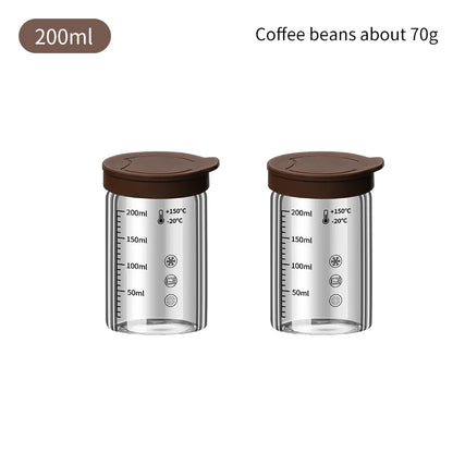 Coffee Bean Sealed Jars Compact and Portable Portioning Bottles Sealed Containers Household Storage Tanks Outdoor Bottling