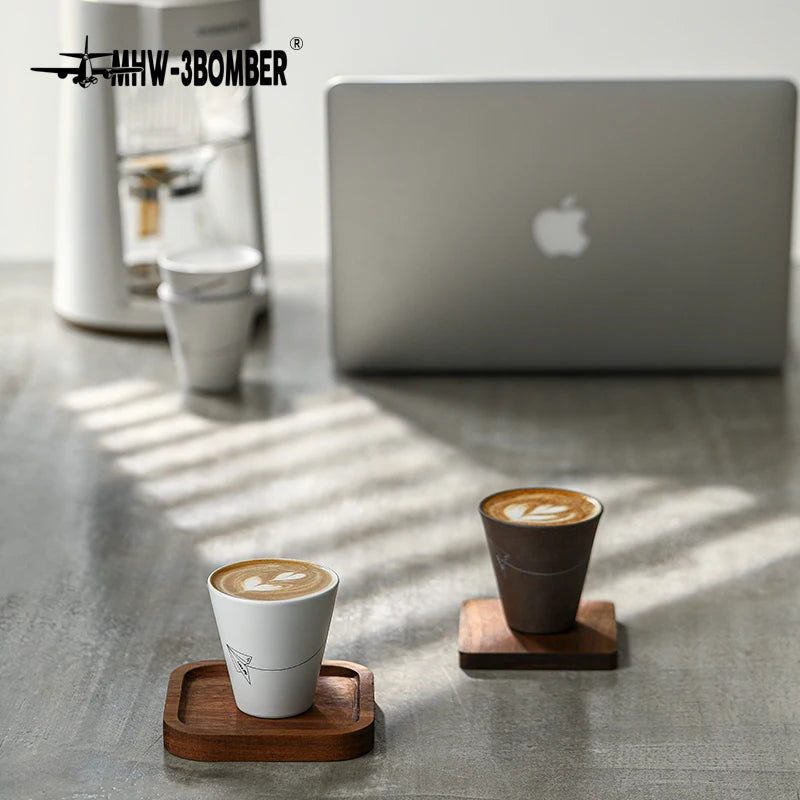 120Ml Ceramic Coffee Cups Set Delicate Espresso Wine Mugs Dishwasher and Microwave Safe Home Barista Accessories