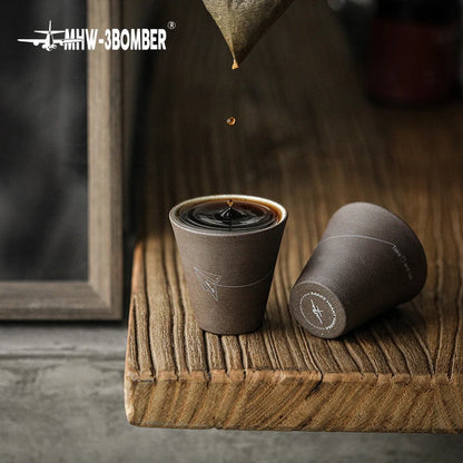 120Ml Ceramic Coffee Cups Set Delicate Espresso Wine Mugs Dishwasher and Microwave Safe Home Barista Accessories
