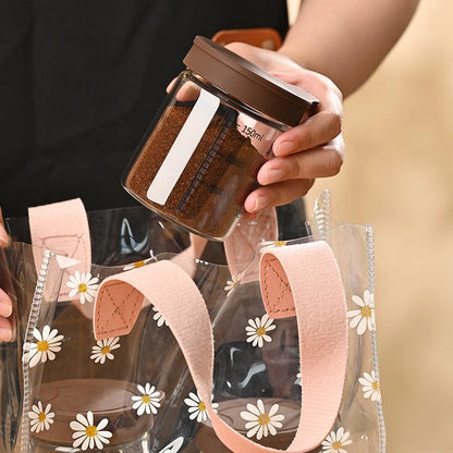 Coffee Bean Sealed Jars Compact and Portable Portioning Bottles Sealed Containers Household Storage Tanks Outdoor Bottling