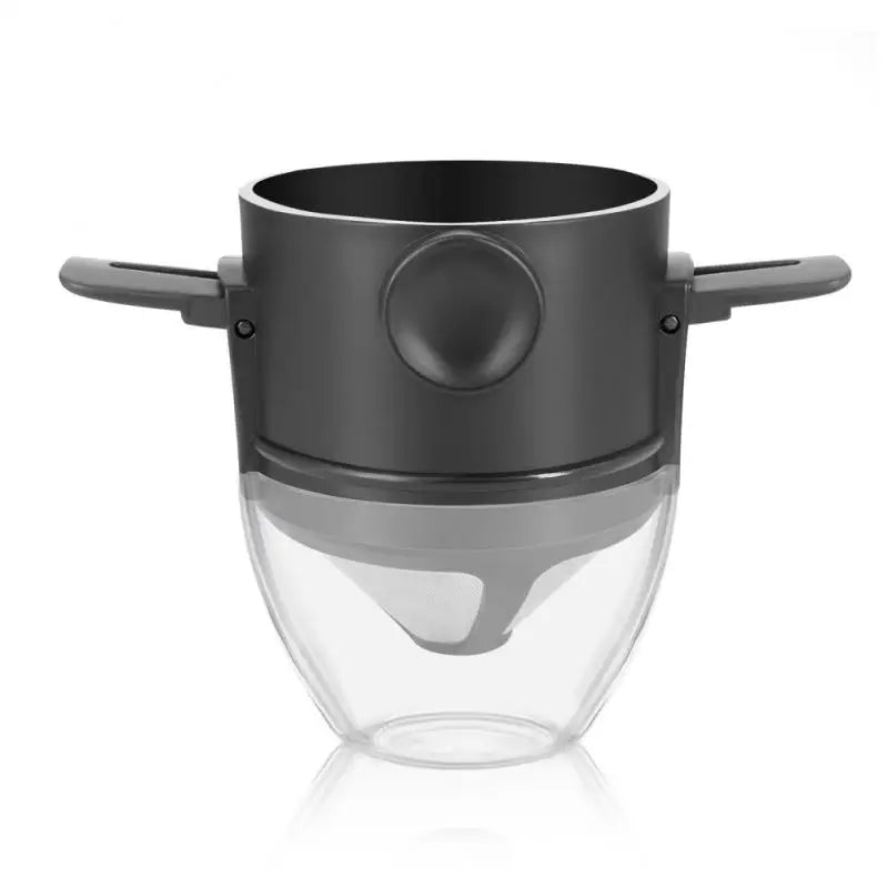 Portable Coffee Filter Reusable Coffee Funnel Stainless Steel Cone Coffee Dripper Brewing Tools Paperless Pour over Tea Holder